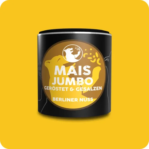 Gerösteter Jumbo Mais gesalzen