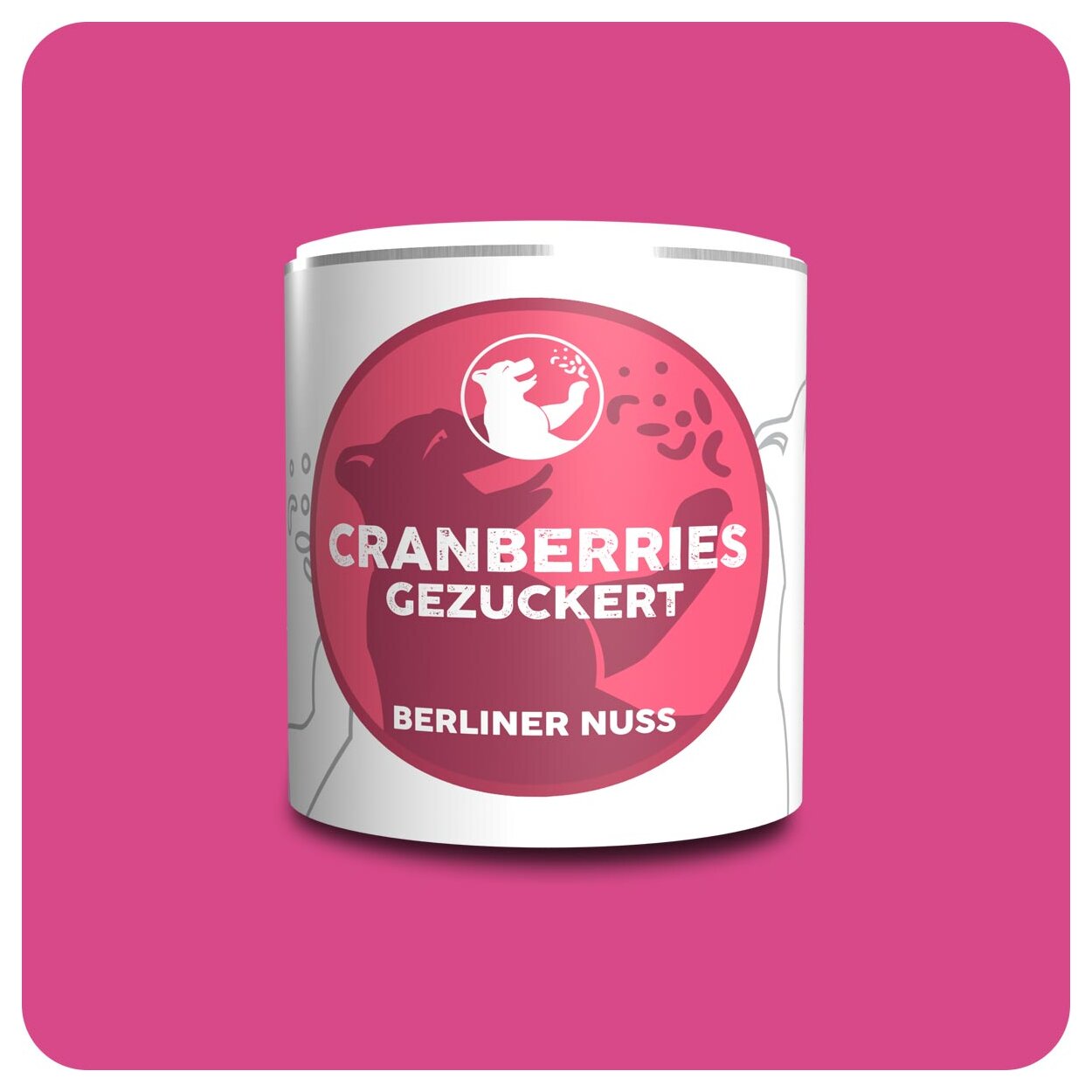 Cranberries gezuckert