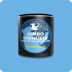 Jumbo Erdnüsse geröstet und ungesalzen