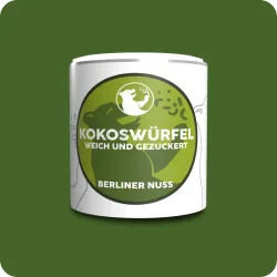 Kokoswürfel weich und gezuckert