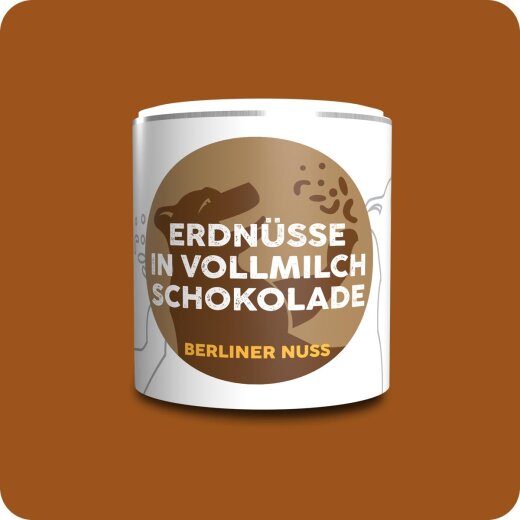 Erdnüsse in Vollmilchschokolade