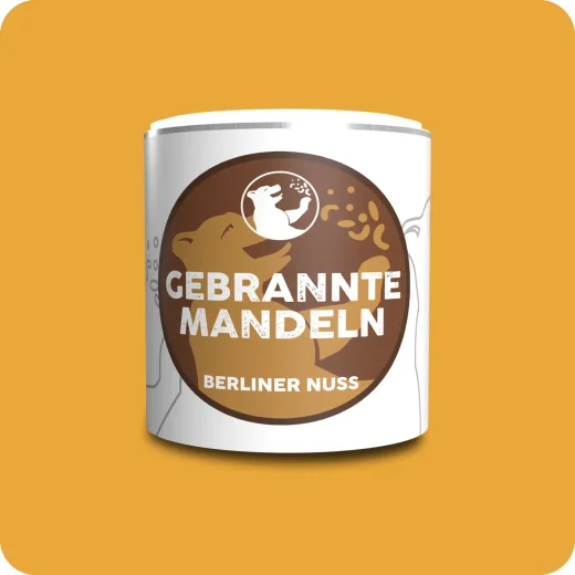Frisch gebrannte spanische Mandeln