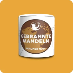 Frisch gebrannte spanische Mandeln