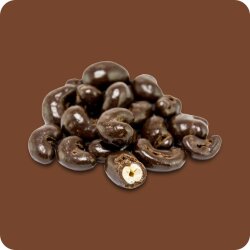 Cashewkerne in Zartbitter-Schokolade 125g